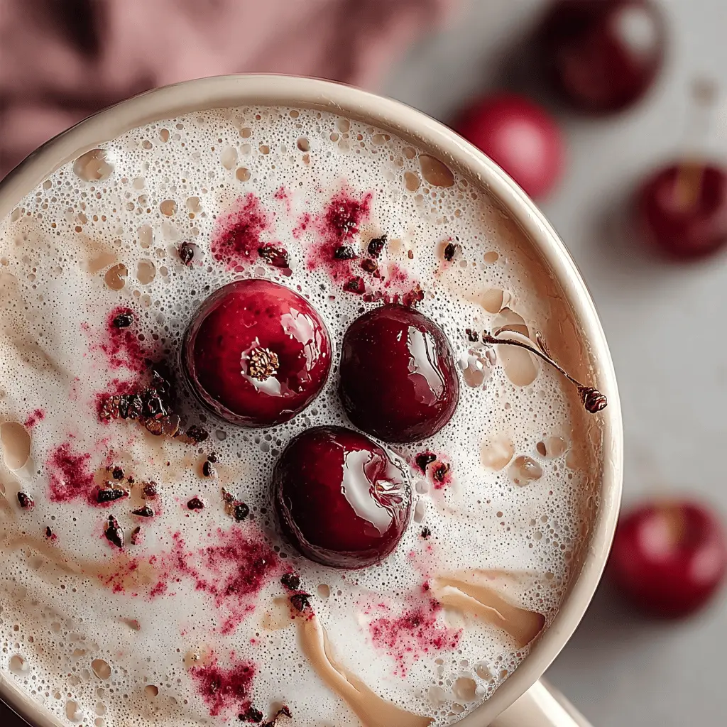 Cherry Vanilla Tea Latte Recipe: Easy and Indulgent Homemade Delight