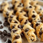 Chocolate Chip Cookie Dough Twists