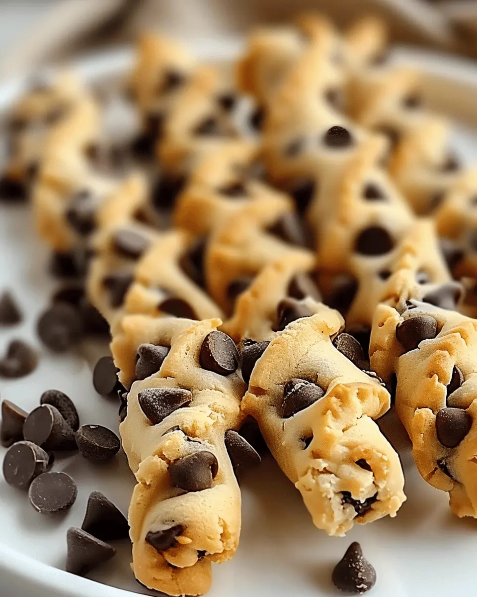 Chocolate Chip Cookie Dough Twists: Indulgent Treats You’ll Love