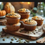 Cottage Cheese Pumpkin Muffins