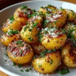 Creamy Garlic Baby Potatoes