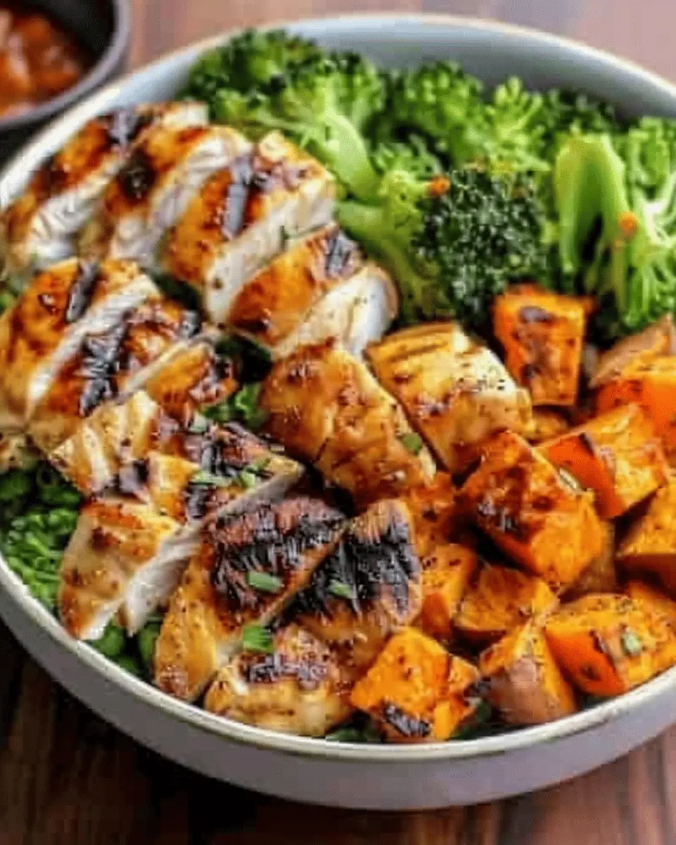 Grilled Chicken and Sweet Potato Bowl: A Healthy, Flavorful Delight