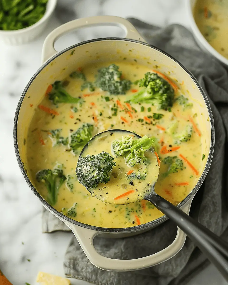 High Protein Broccoli Cheddar Soup: A Comforting Healthy Delight