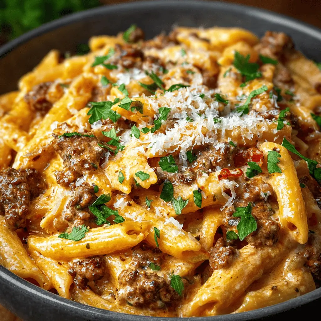 High Protein Creamy Beef Pasta Recipe for Easy Weeknight Wins