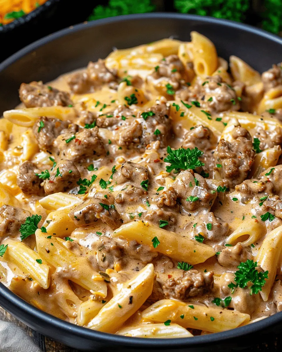 High Protein Creamy Beef Pasta Recipe for a Wholesome Dinner