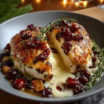 Impressive Cranberry Brie Stuffed Chicken