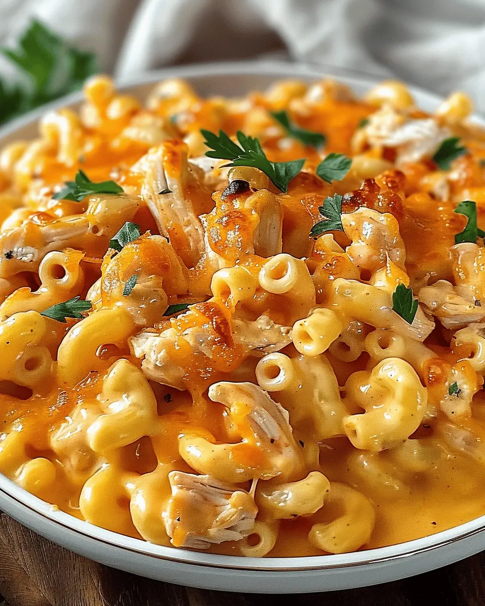 Irresistible Buffalo Chicken Mac and Cheese Recipe with Turkey Bacon