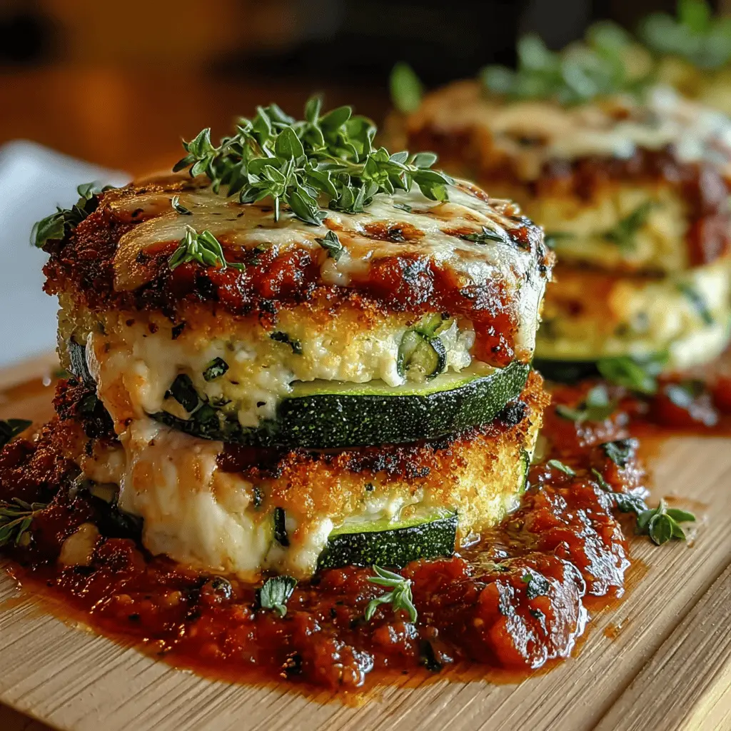 Layered Zucchini Ricotta Melts: Cozy Nights with Marinara Bliss