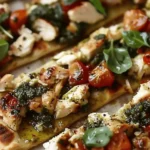 Pesto Chicken Flatbread