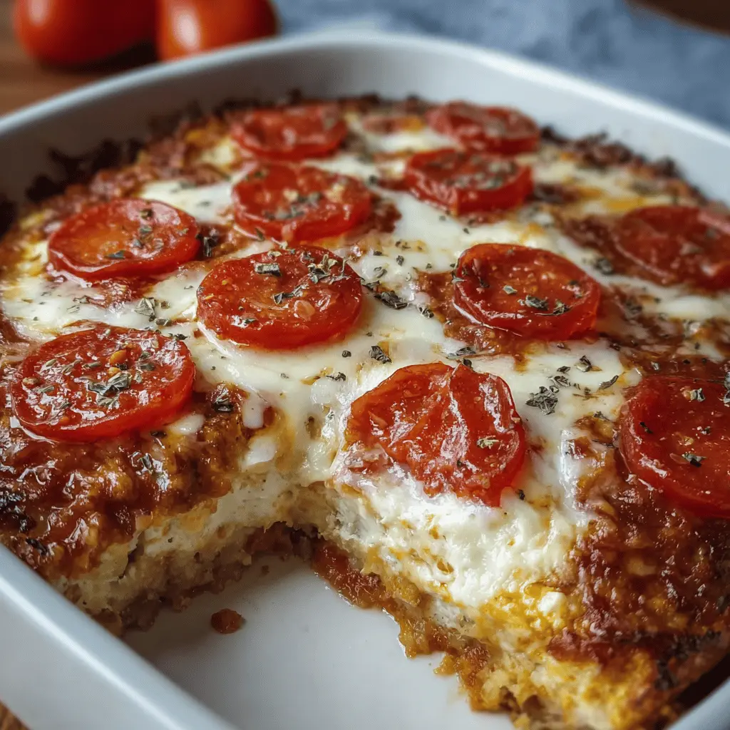 Pizza Style Cottage Cheese Bake – Easy Protein-Packed Dinner Delight
