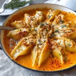 Stuffed Shells With Pumpkin Cream Sauce