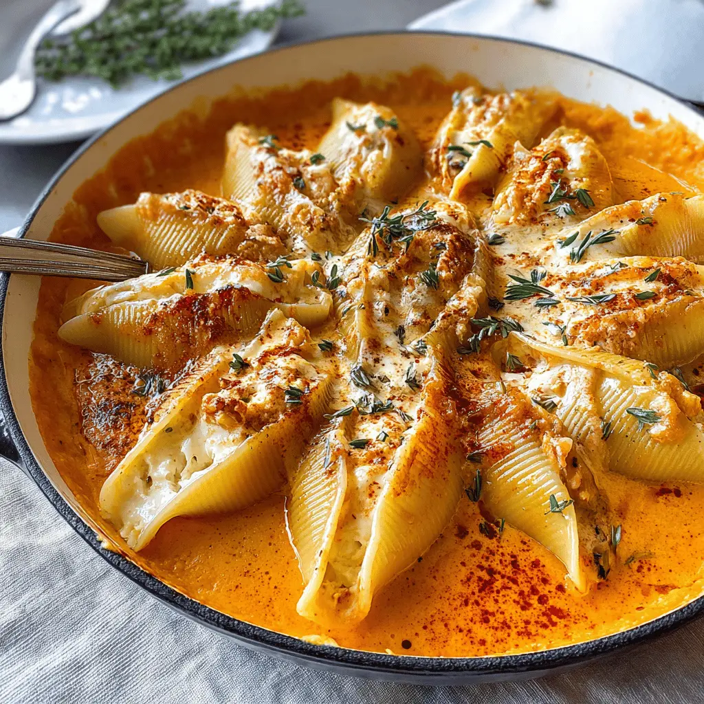 Stuffed Shells with Pumpkin Cream Sauce: A Cozy Indulgent Feast