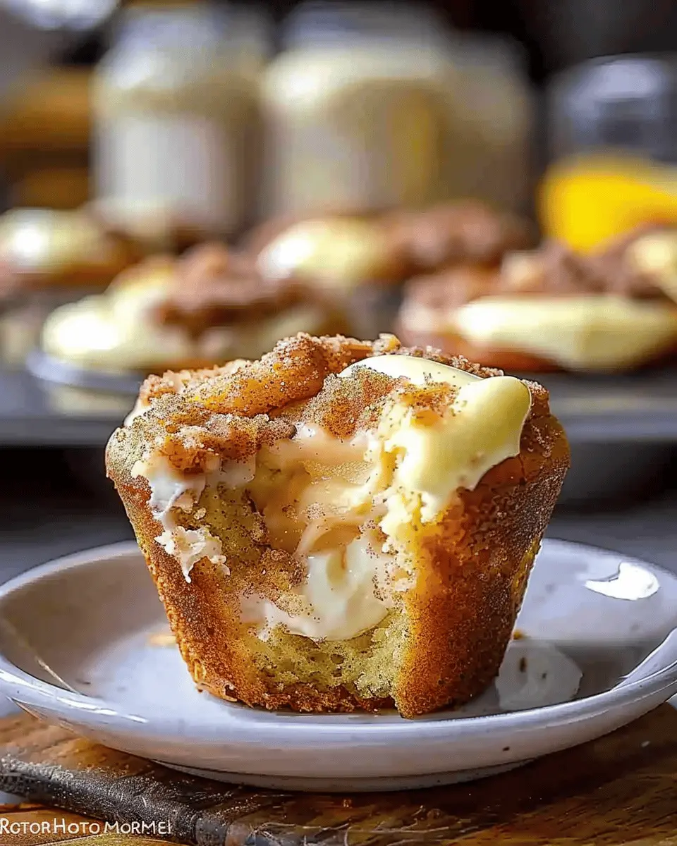 Gooey Cinnamon Cream Cheese Muffins: Indulge in Homemade Bliss