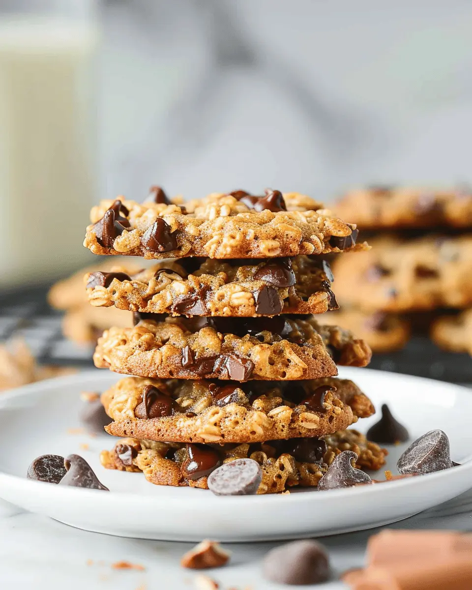 Chocolate Chip Rice Krispie Cookies: The Best Indulgent Treat
