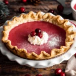 Cranberry Custard Pie