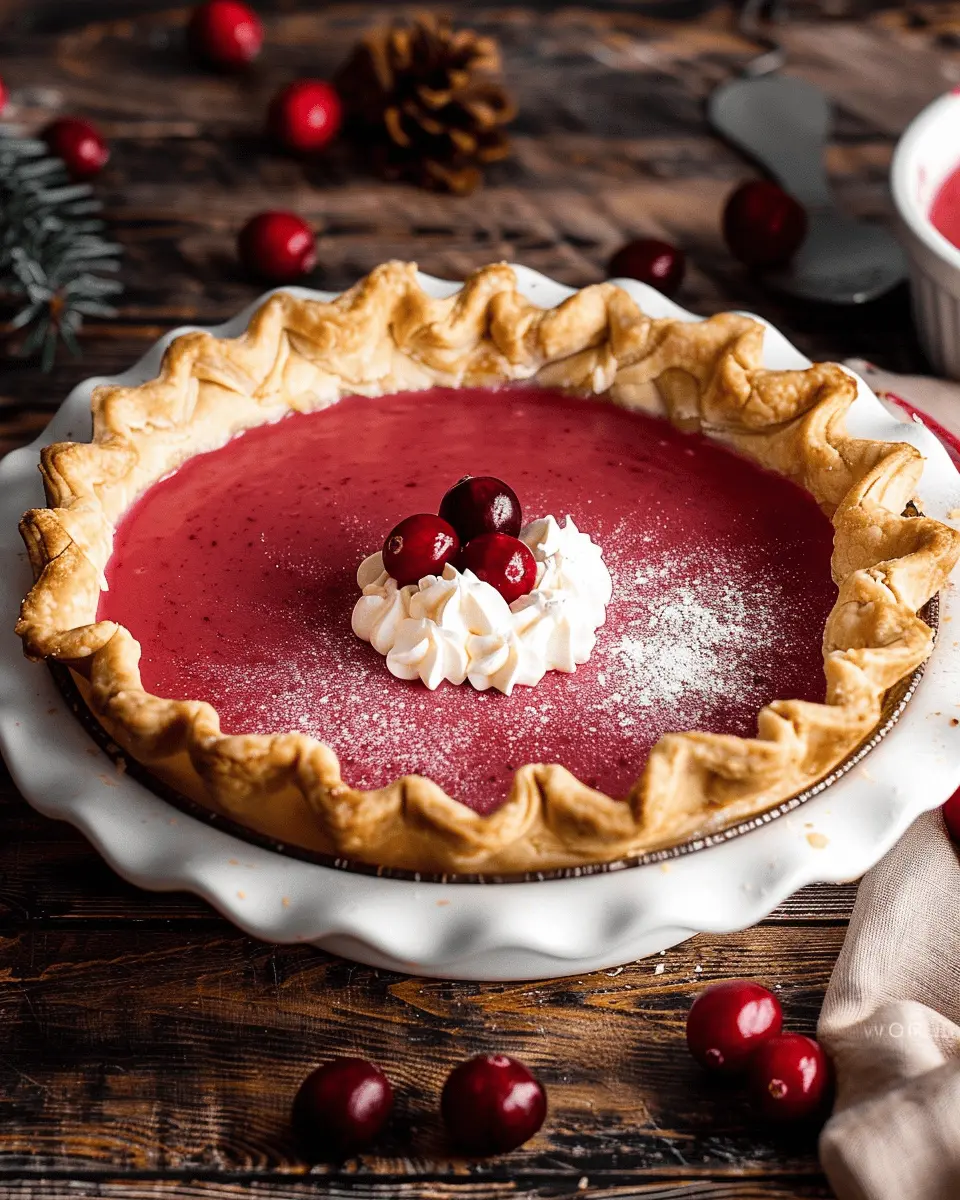 Cranberry Custard Pie: The Best Homemade Dessert to Indulge In