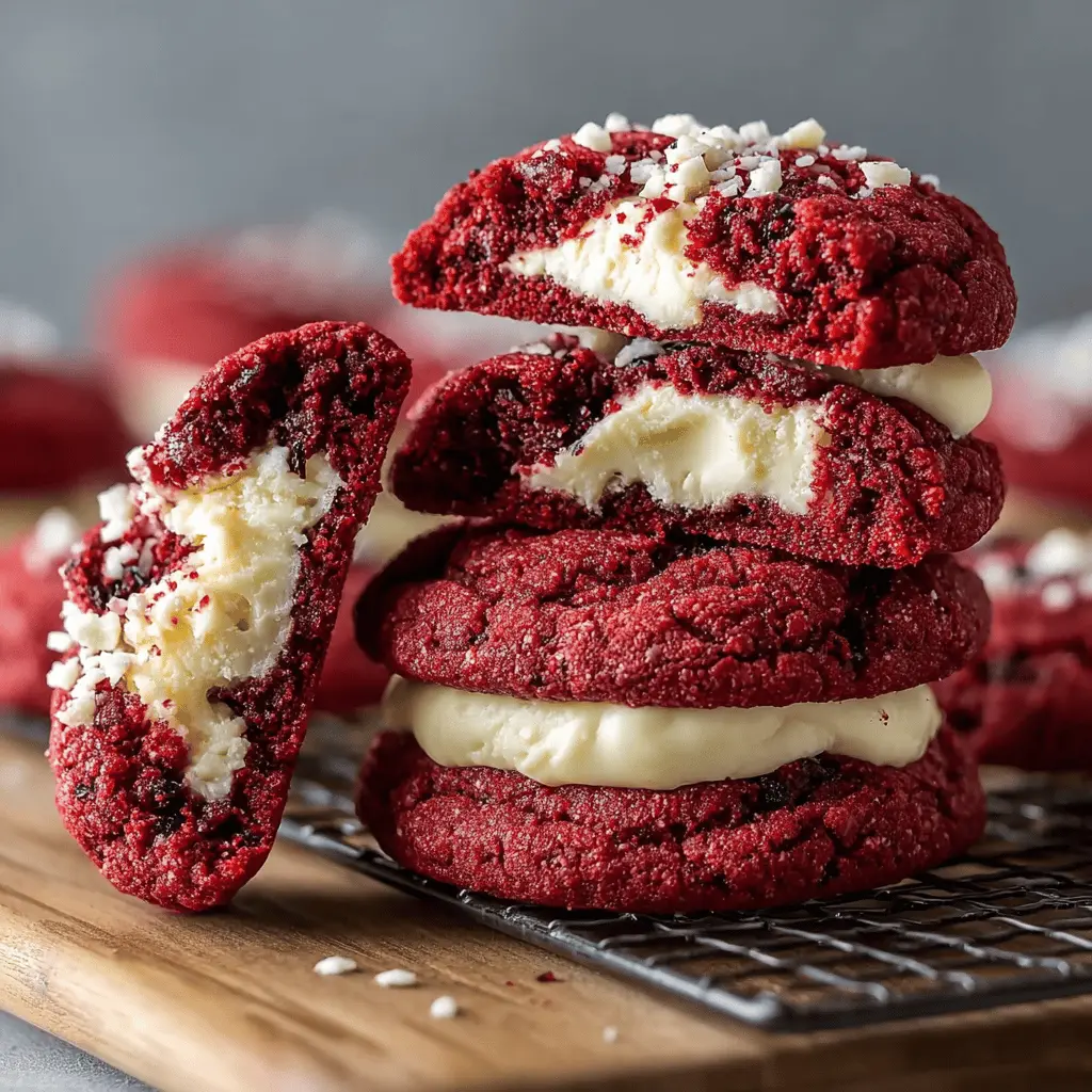 Cheesecake Stuffed Red Velvet Cookies: The Best Indulgent Treat
