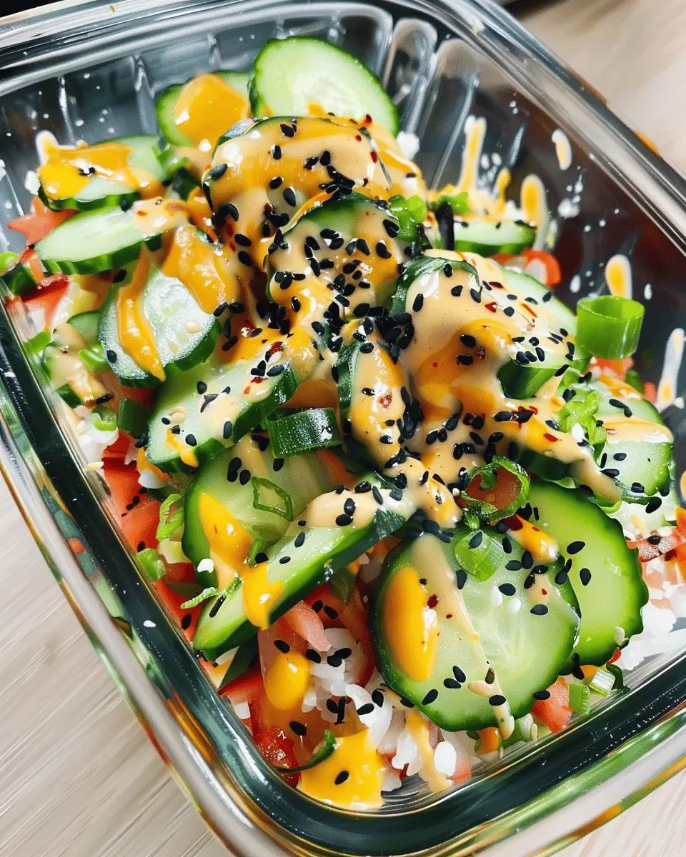 California Roll Cucumber Salad: A Refreshing Easy Twist on Tradition