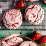Double Strawberry Sugar Cookies.