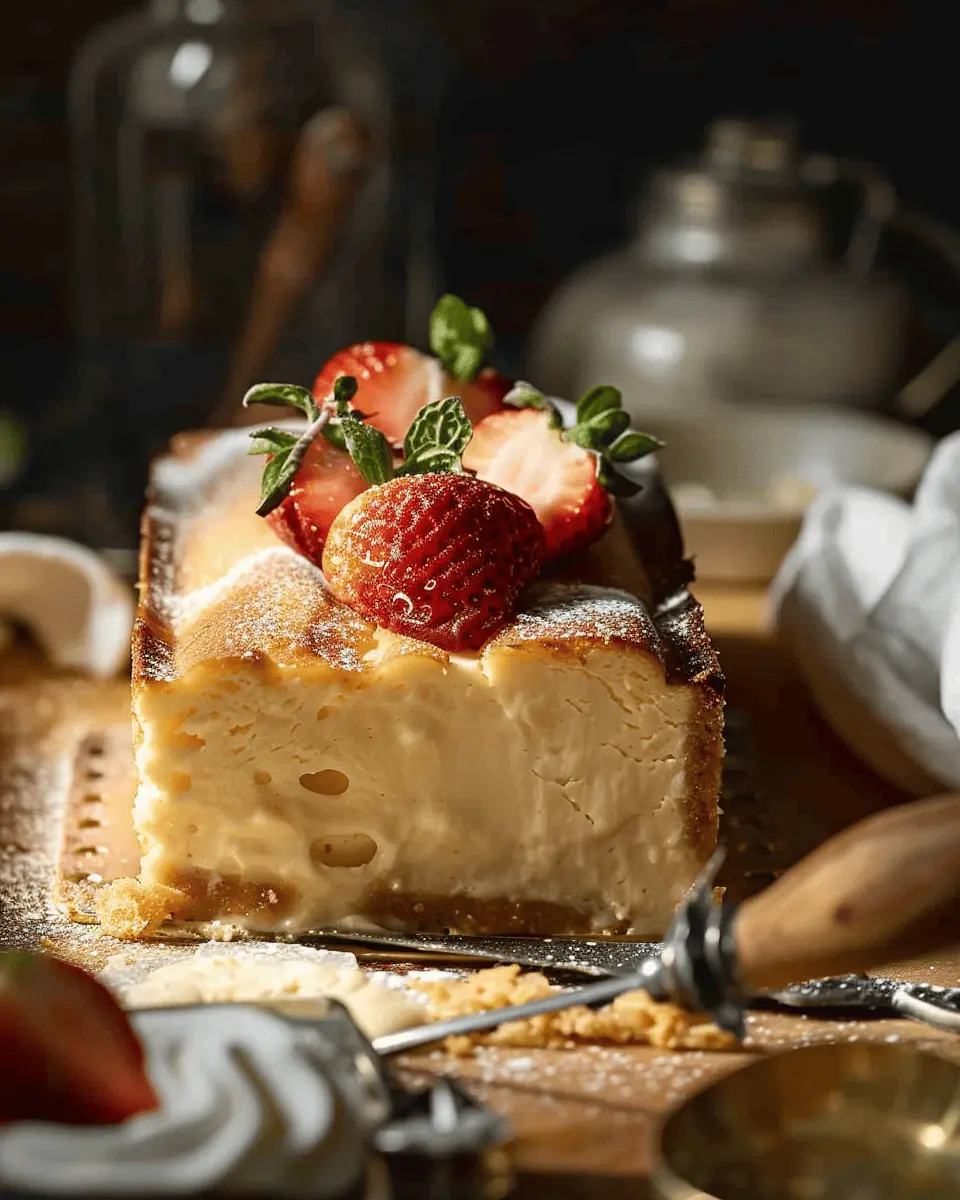 Loaf Pan Basque Cheesecake: Easy and Indulgent Homemade Delight