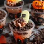 Graveyard Pudding Cups Halloween