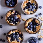 Baked Blueberry Cottage Cheese Breakfast Bowls