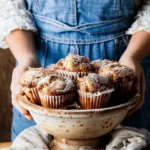 Cottage Cheese Cinnamon Roll Muffins