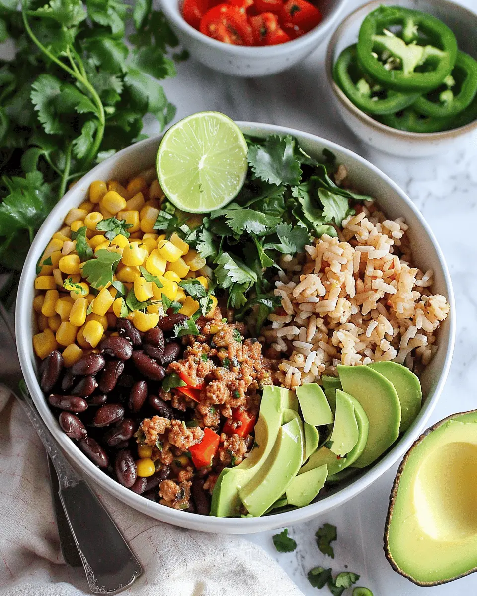 Easy Healthy Taco Rice Bowl: A Delicious Twist with Turkey Bacon