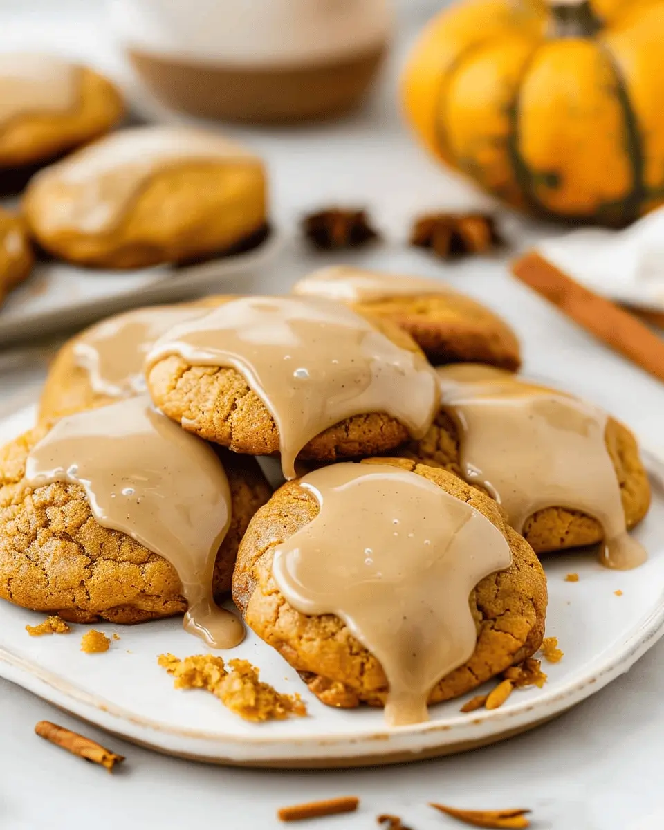 Tender and Flavorful Pumpkin Cookies with Maple Glaze Bliss
