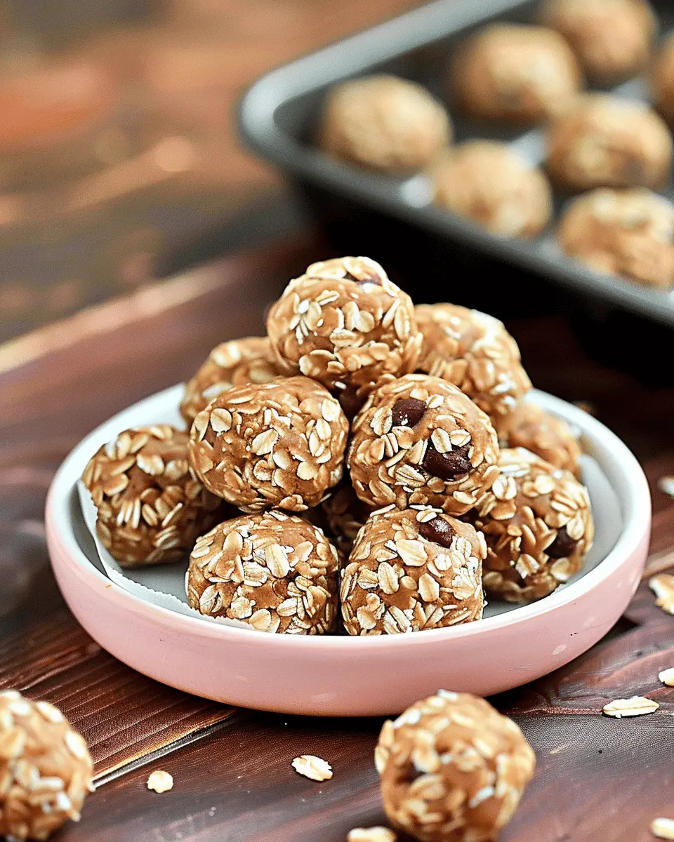 3-Ingredient Peanut Butter Oatmeal Balls for Easy Snacking