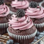 Chocolate Blackberry Cupcakes