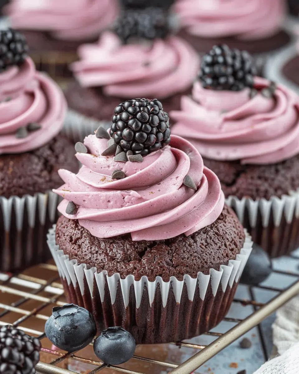 Chocolate Blackberry Cupcakes: Indulgent Bites of Bliss at Home
