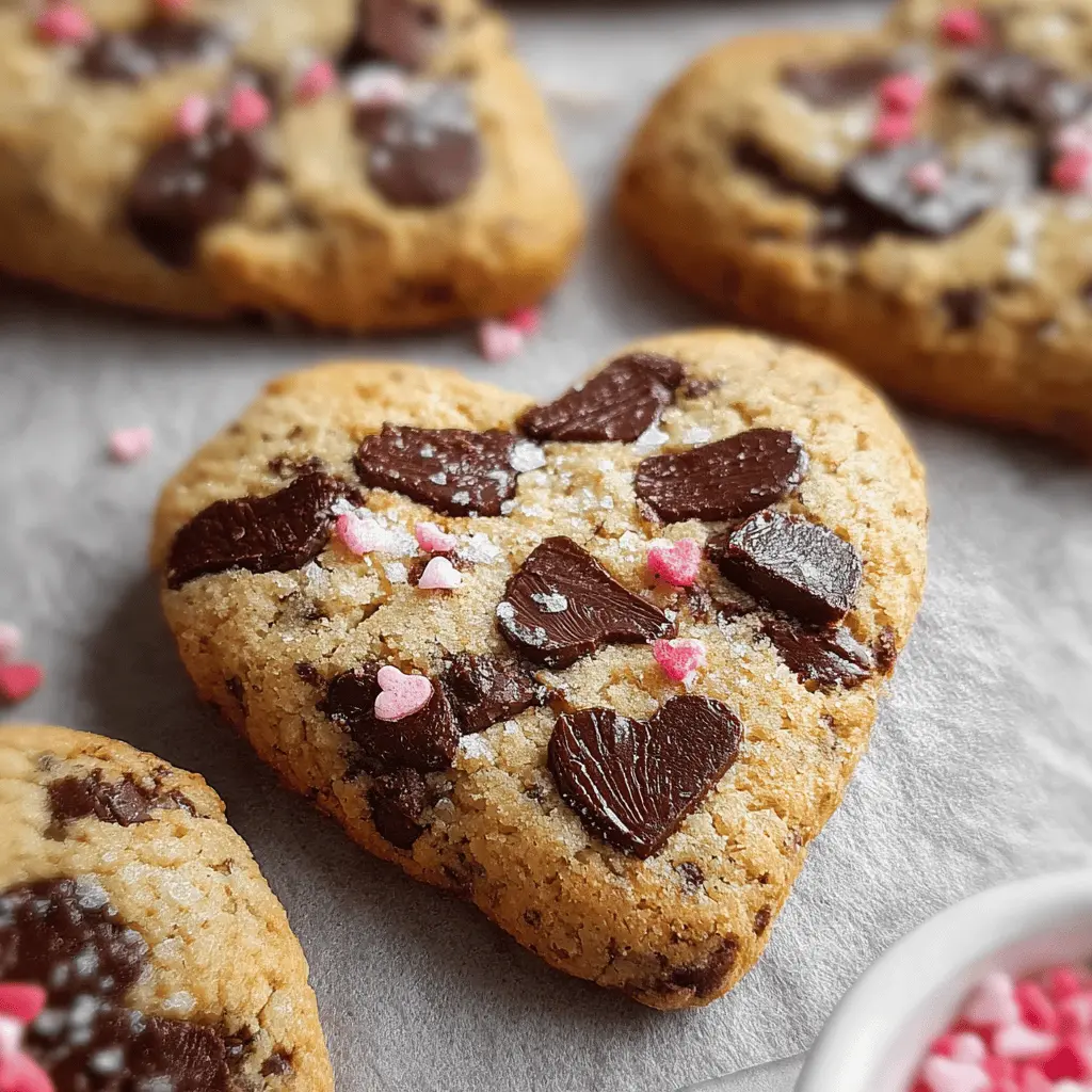 Heart Shaped Chocolate Chip Cookies: The Best Homemade Treats