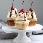 Banana Split Cupcakes