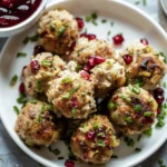 Turkey and Stuffing Meatballs
