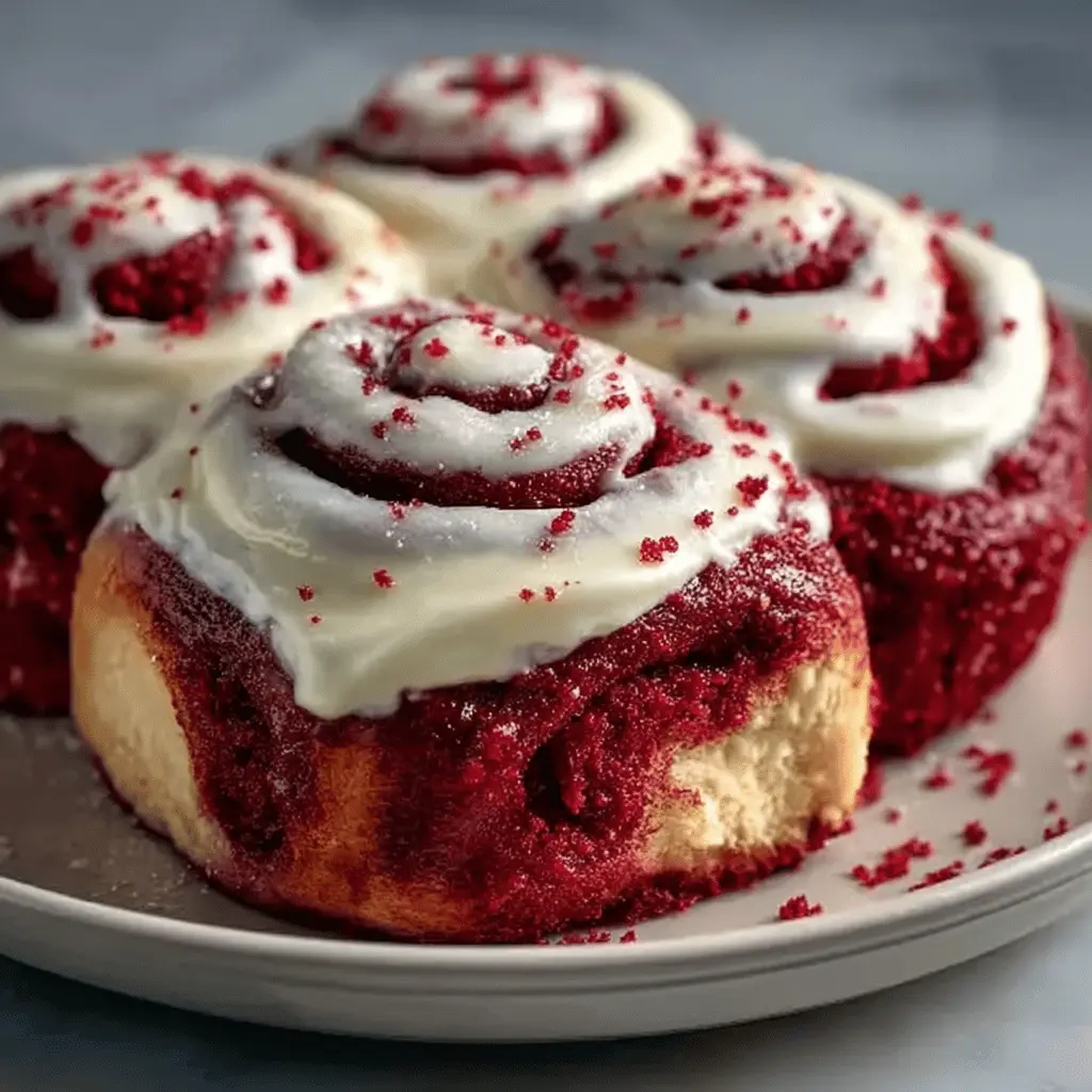 Heavenly Red Velvet Cinnamon Rolls: Indulgent Bliss for All