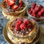 Baked Protein Pancake Bowls