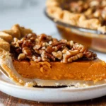 Bourbon Pumpkin Pie with Salted Brown