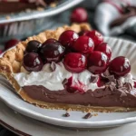 Chocolate Cherry Cream Pie