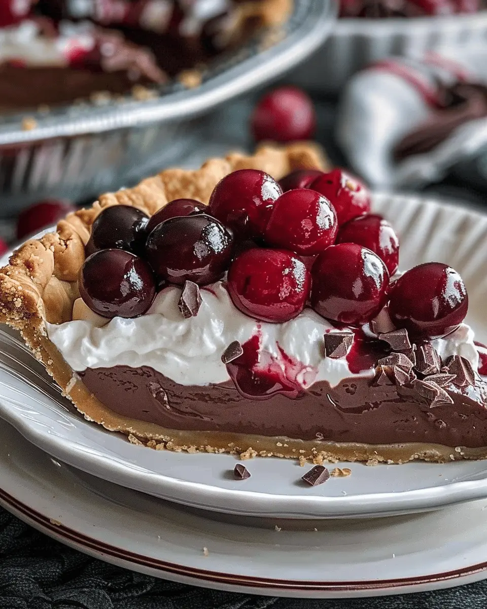 Chocolate Cherry Cream Pie: An Indulgent Treat for Any Occasion