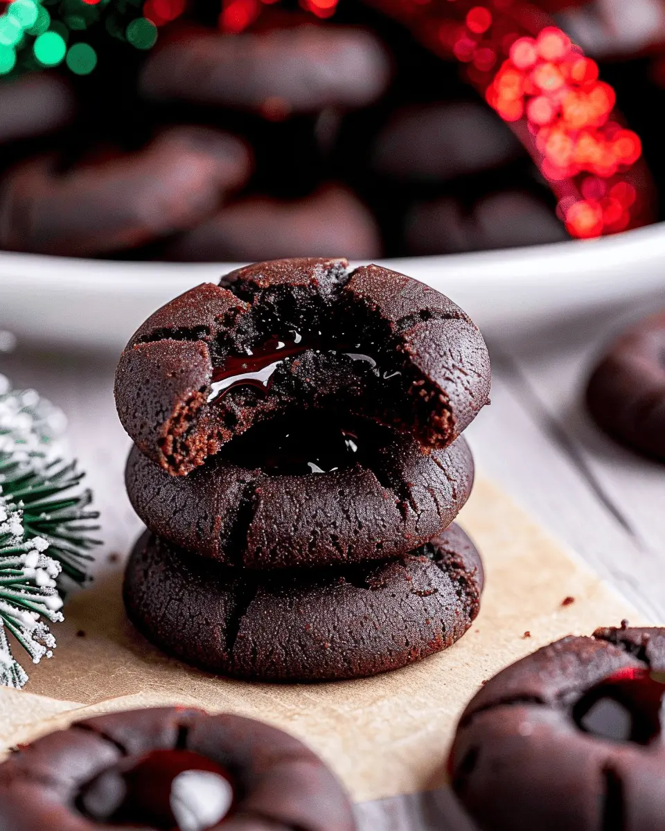 Chocolate Thumbprint Cookies: Easy and Indulgent for Every Occasion