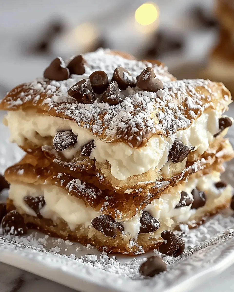 Classic Cannoli Squares: Indulgent Treat That Will Wow Your Taste Buds