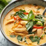 Easy Thai Chicken Curry Soup