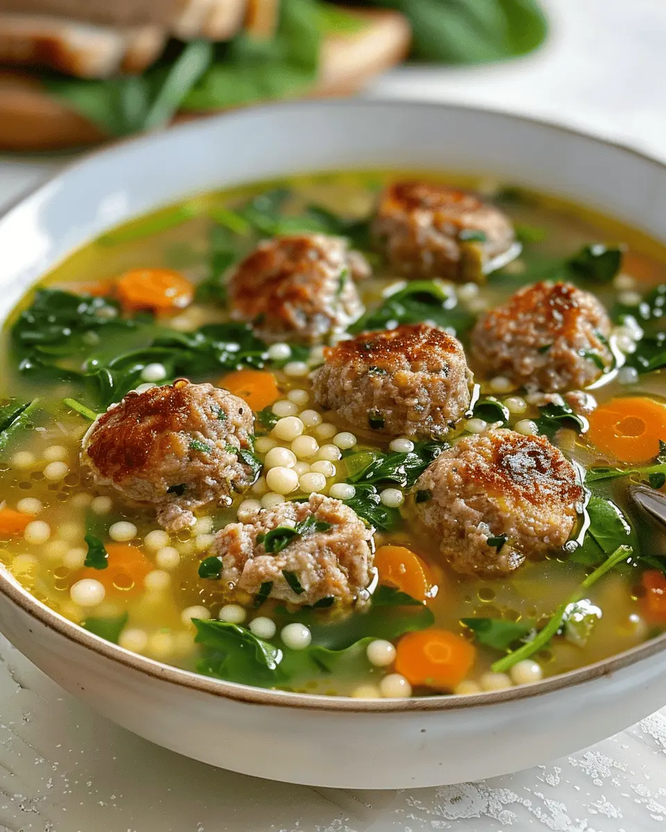 Italian Wedding Soup: Easy Comfort with Turkey Bacon and Chicken Ham