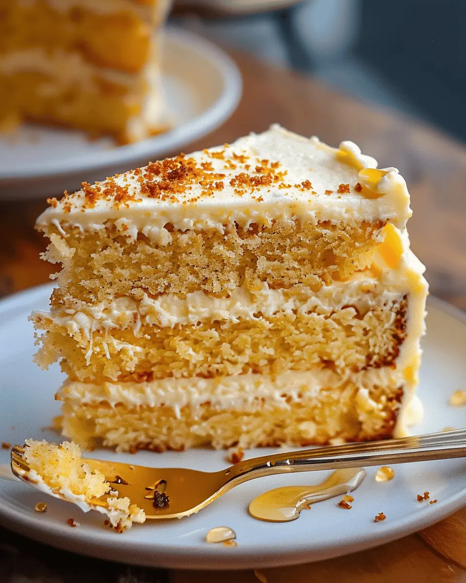 Layered Cornbread Cake with Whipped Honey Butter Bliss