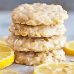 Lemon Oatmeal No-Bake Cookies