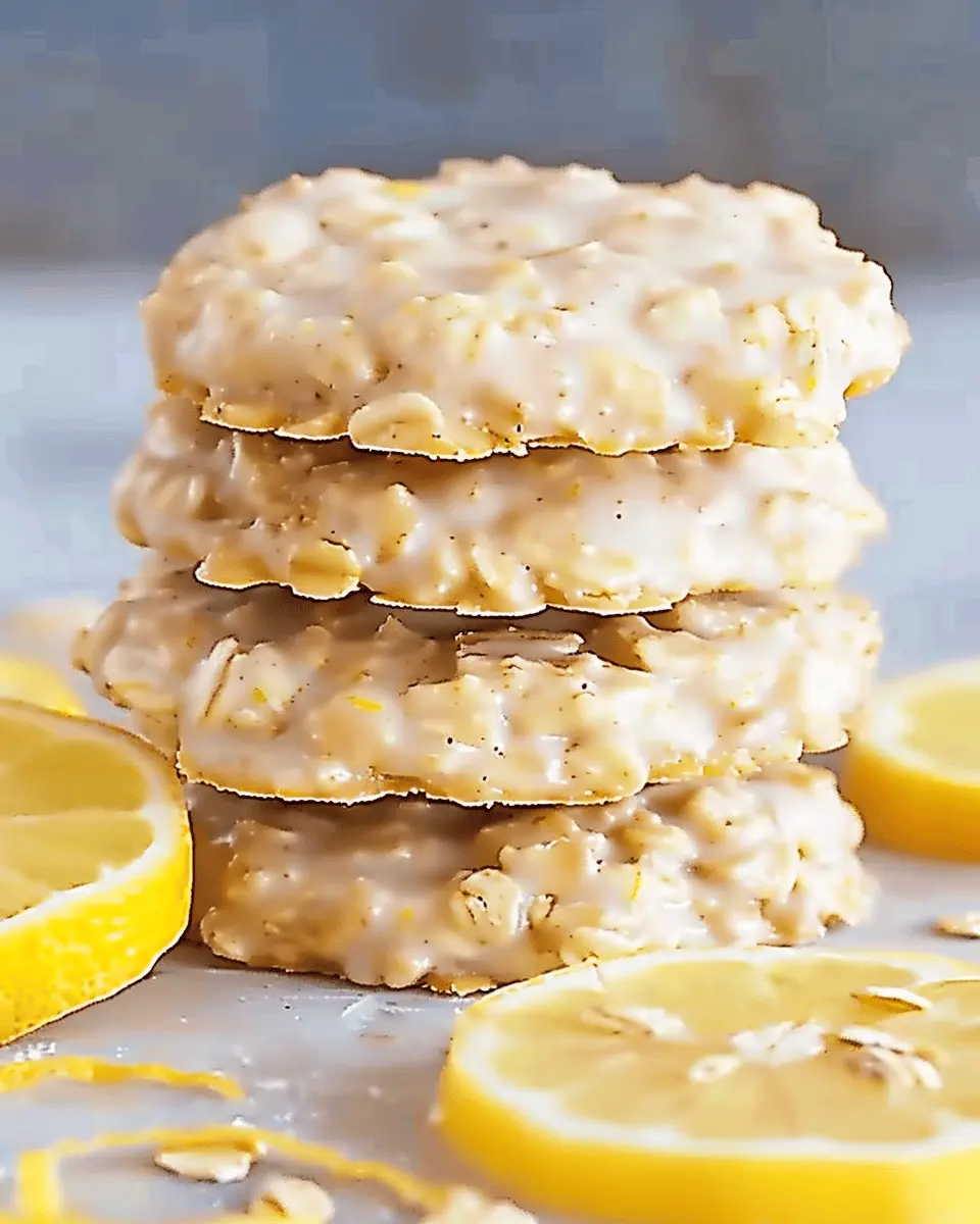 Lemon Oatmeal No-Bake Cookies: Easy, Zesty Treat for Everyone