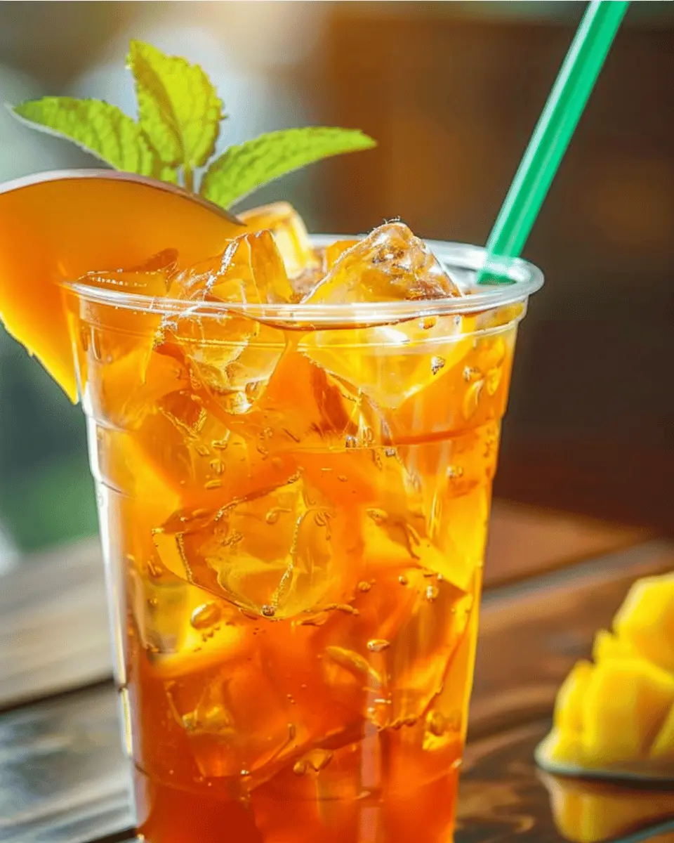 Mango Iced Tea Bliss: A Refreshing Twist for Your Summer Days