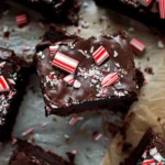 One Bowl Peppermint Brownies