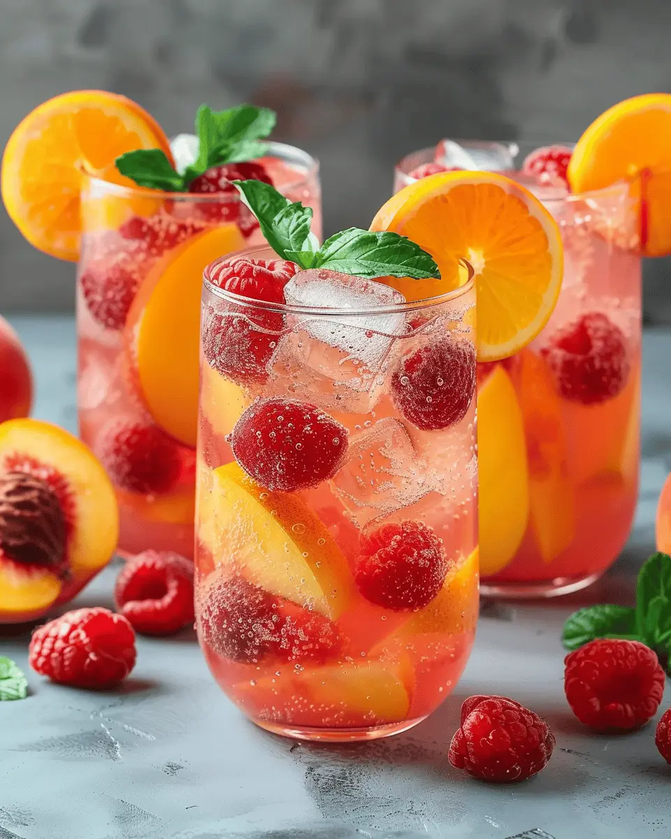 Raspberry Peach Lemonade: Refreshingly Easy Summer Drink Recipe